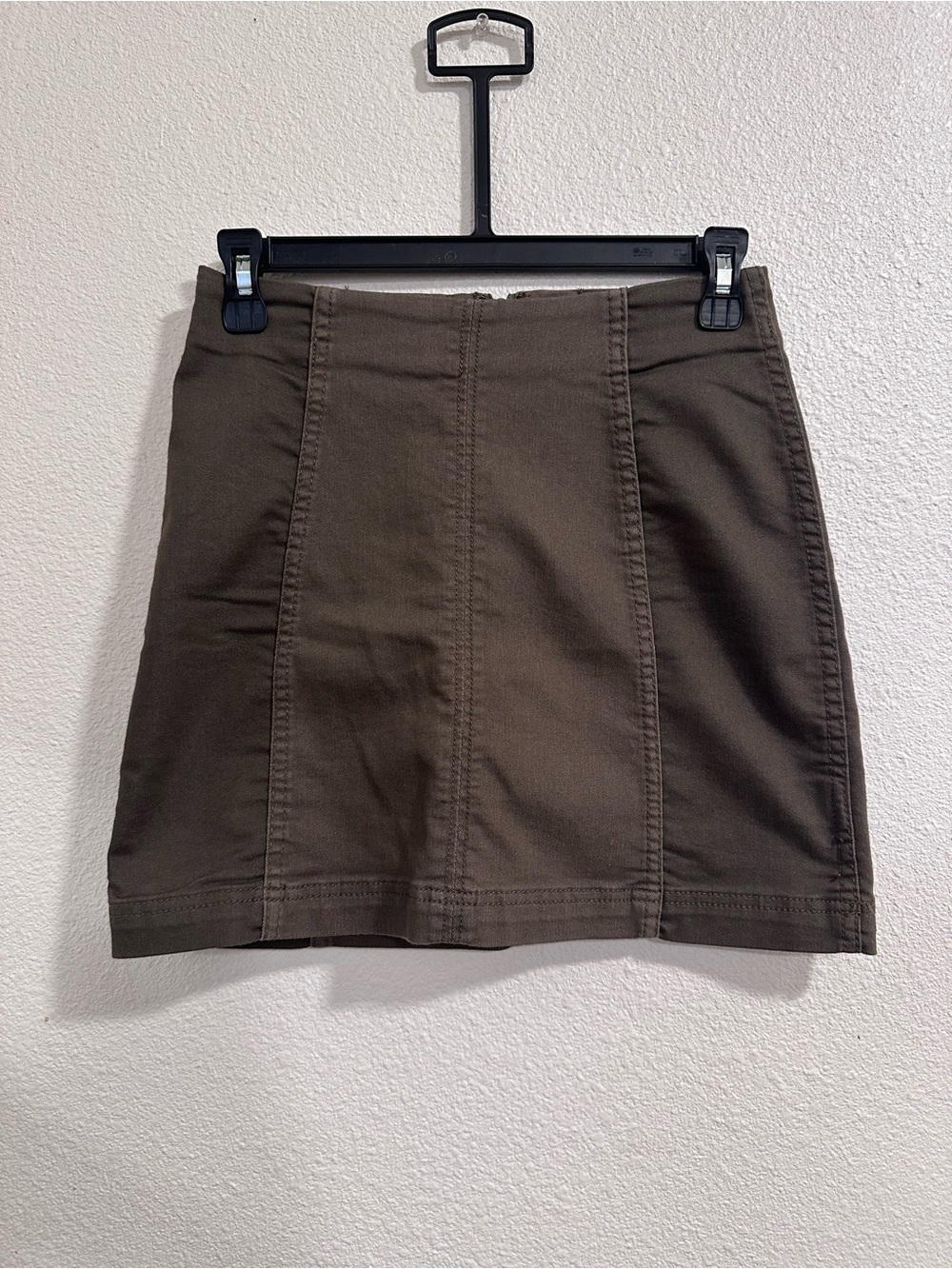 Urban Outfitters Olive Green Panel Mini Skirt